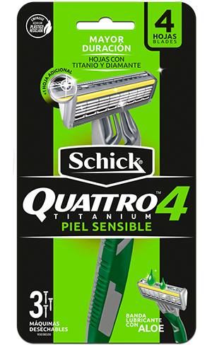 maquina quattro titanium 4 empaque