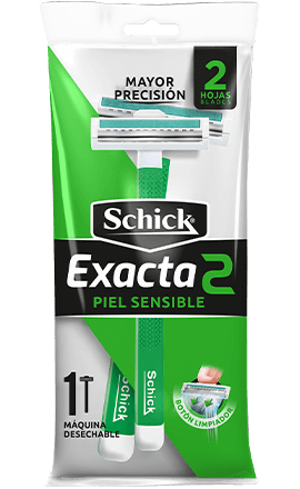 exacta 2 cuchilla afeitar